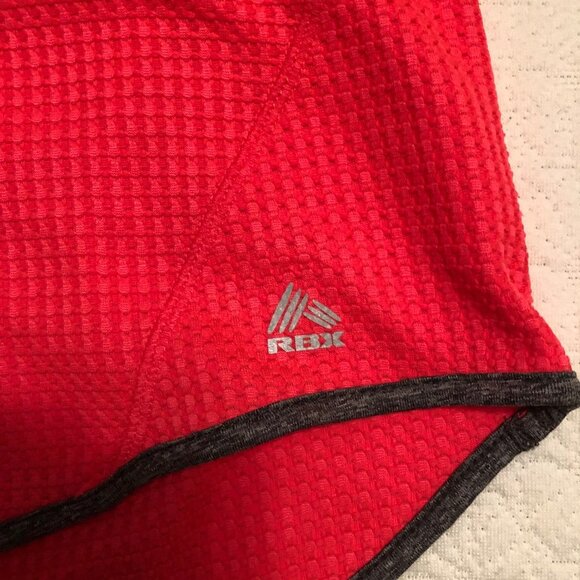 RBX Women’s Textured 1/4 Zip Pullover Sweater, Color,  Bright Coral, Sz 3X - Picture 3 of 9